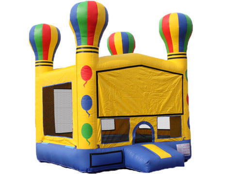 Balloon-themed bounce house from Bouncy Bounce