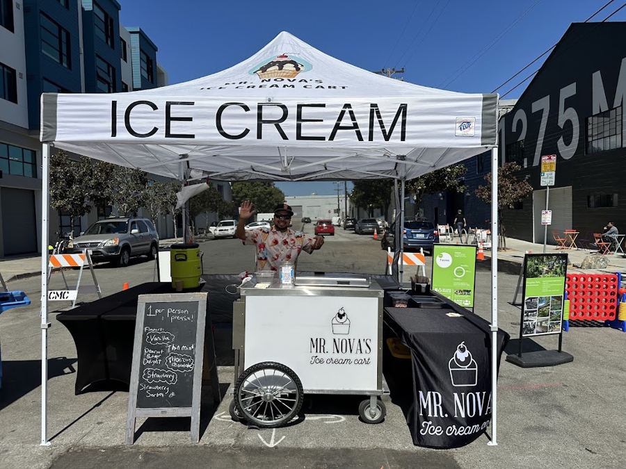 Ice cream cart or truck – Pleasanton — Catering in Pleasanton