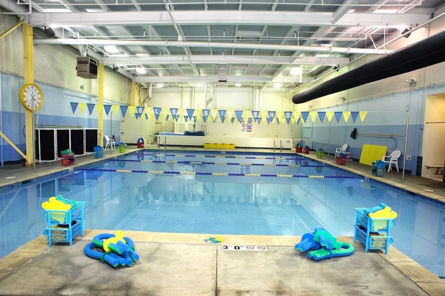 Indoor swim party at a community pool (San Ramon) in San Ramon