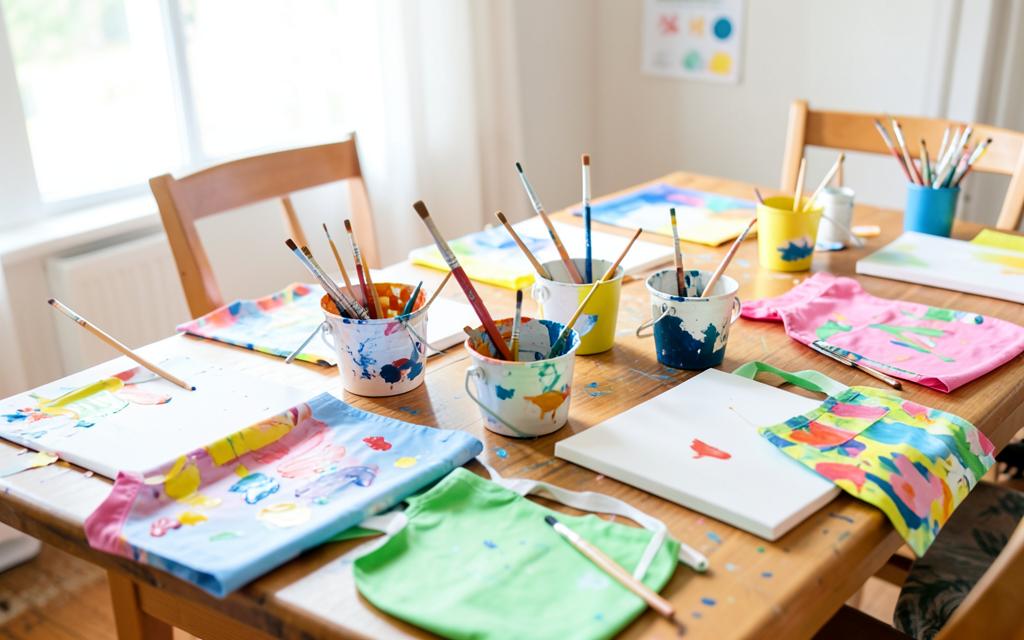 Arts & Crafts Party decoration ideas
